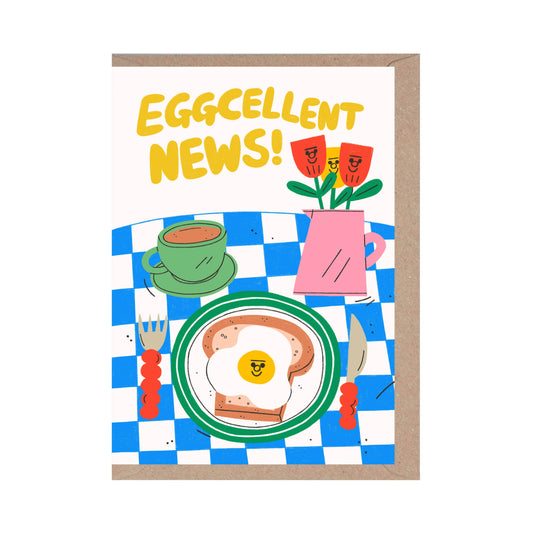 Rumble Cards - Eggcellent News - Congratulations - New Baby - Graduation