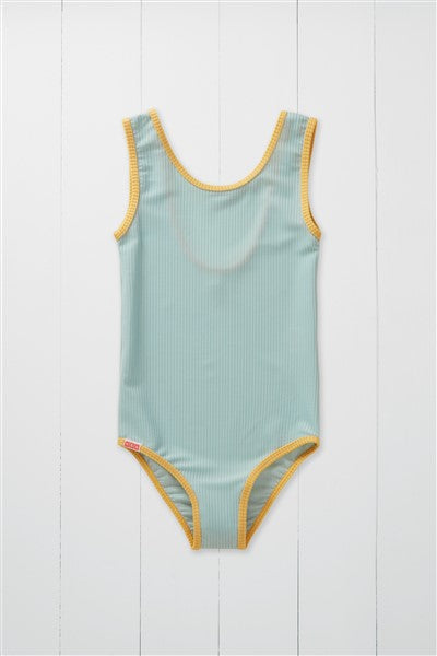 Grass + Air Ribbed Swimsuit - Pistachio