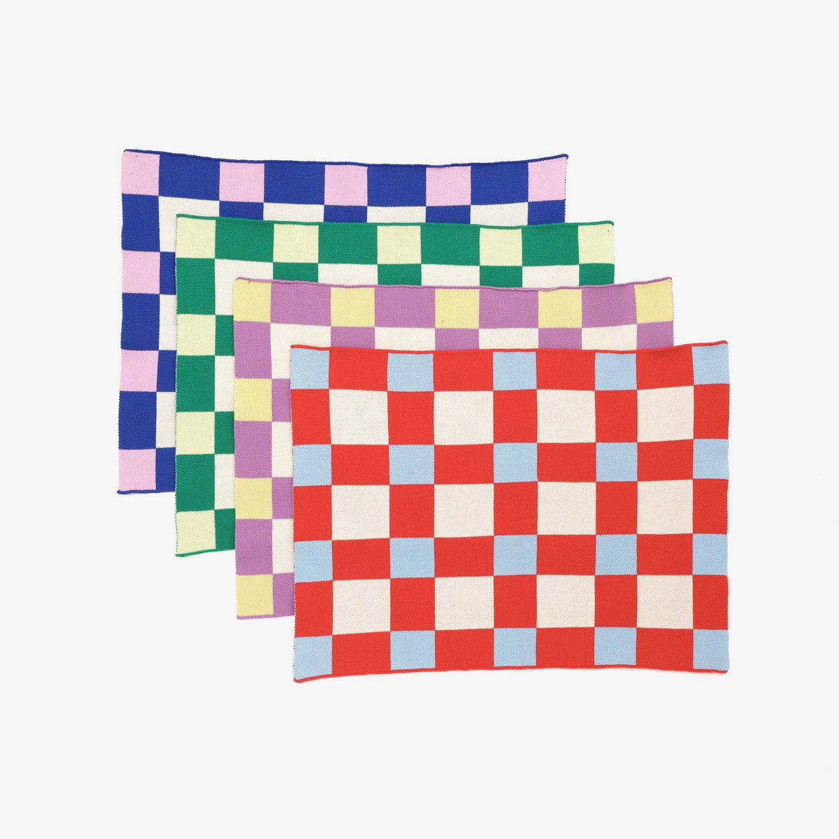 Sprinkles - Cotton Knitted Placemats - Set of 4 - Waffle - 45 x 35 cm