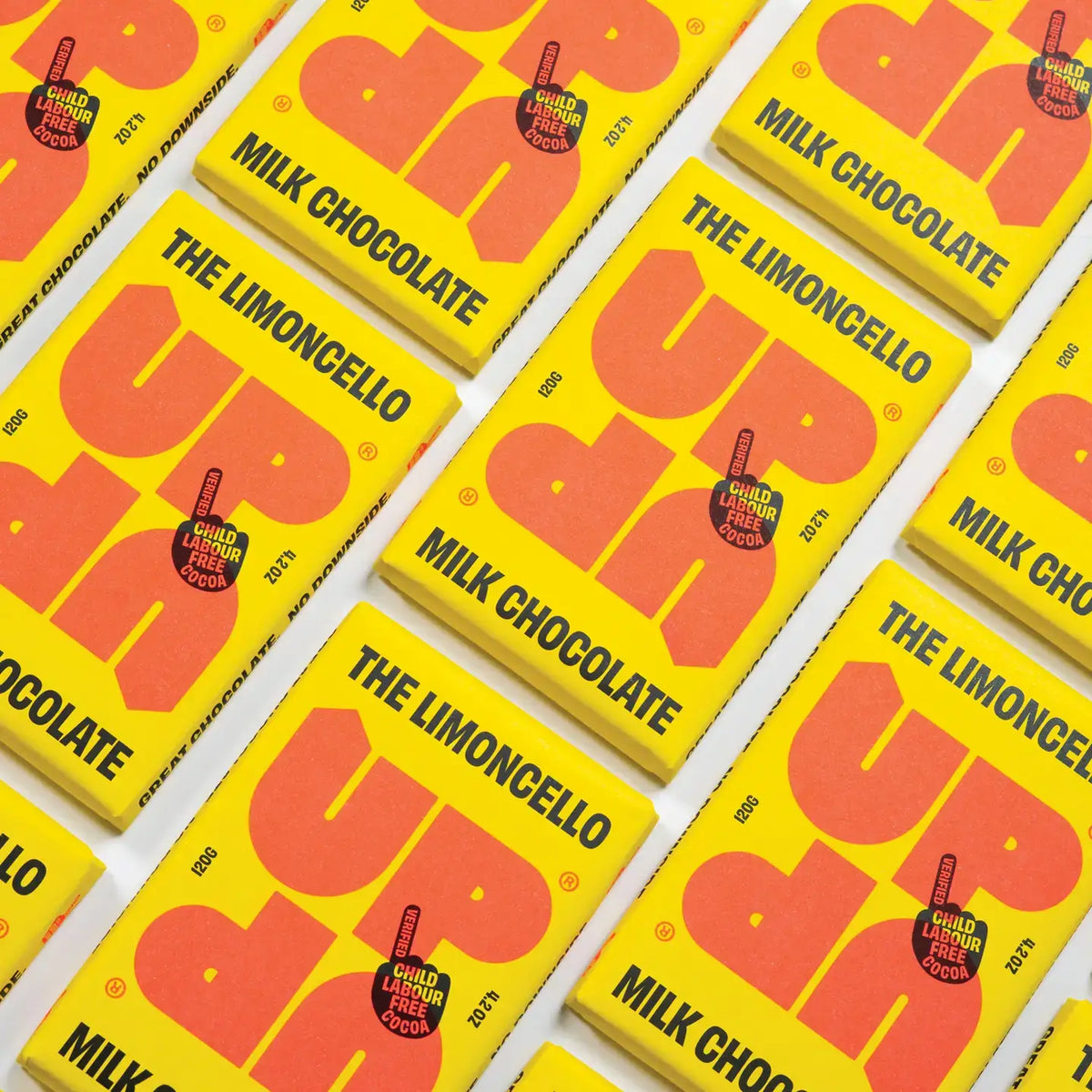 Made Uncommon - UP-UP - Limoncello Milk Chocolate Bar - 120g