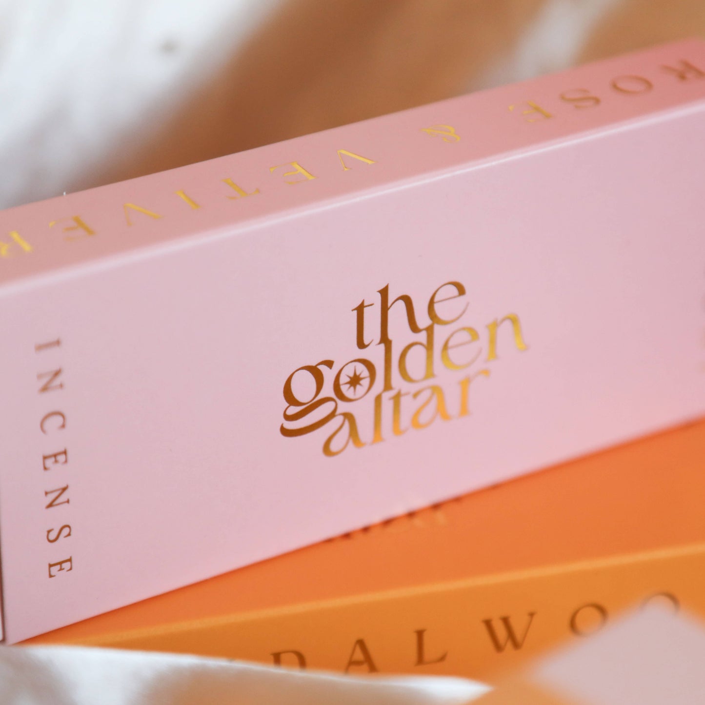 The Golden Altar Natural Incense - Rose & Vetiver