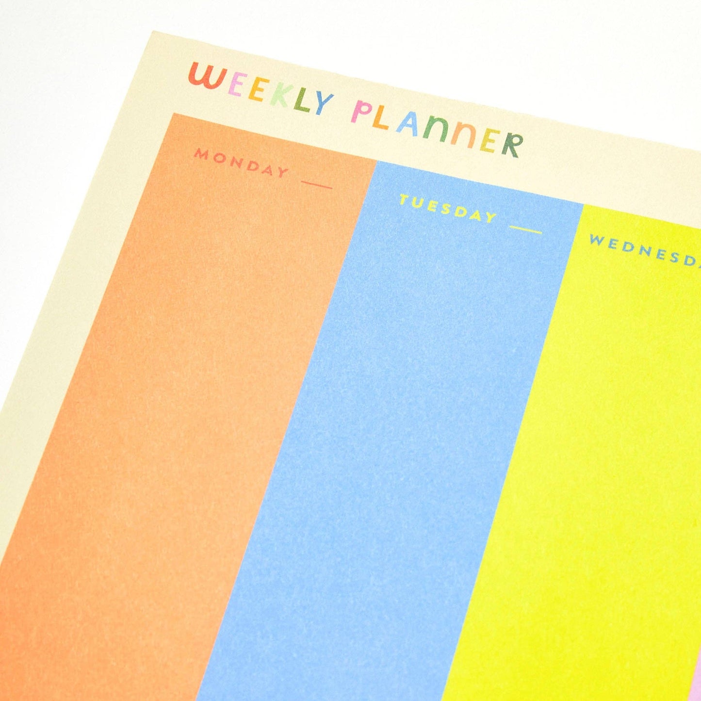 Raspberry Blossom - Rainbow Themed Weekly Planner
