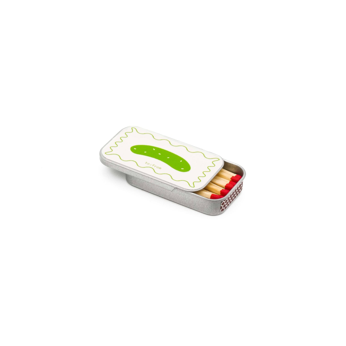 to:from - PICKLES matchbox