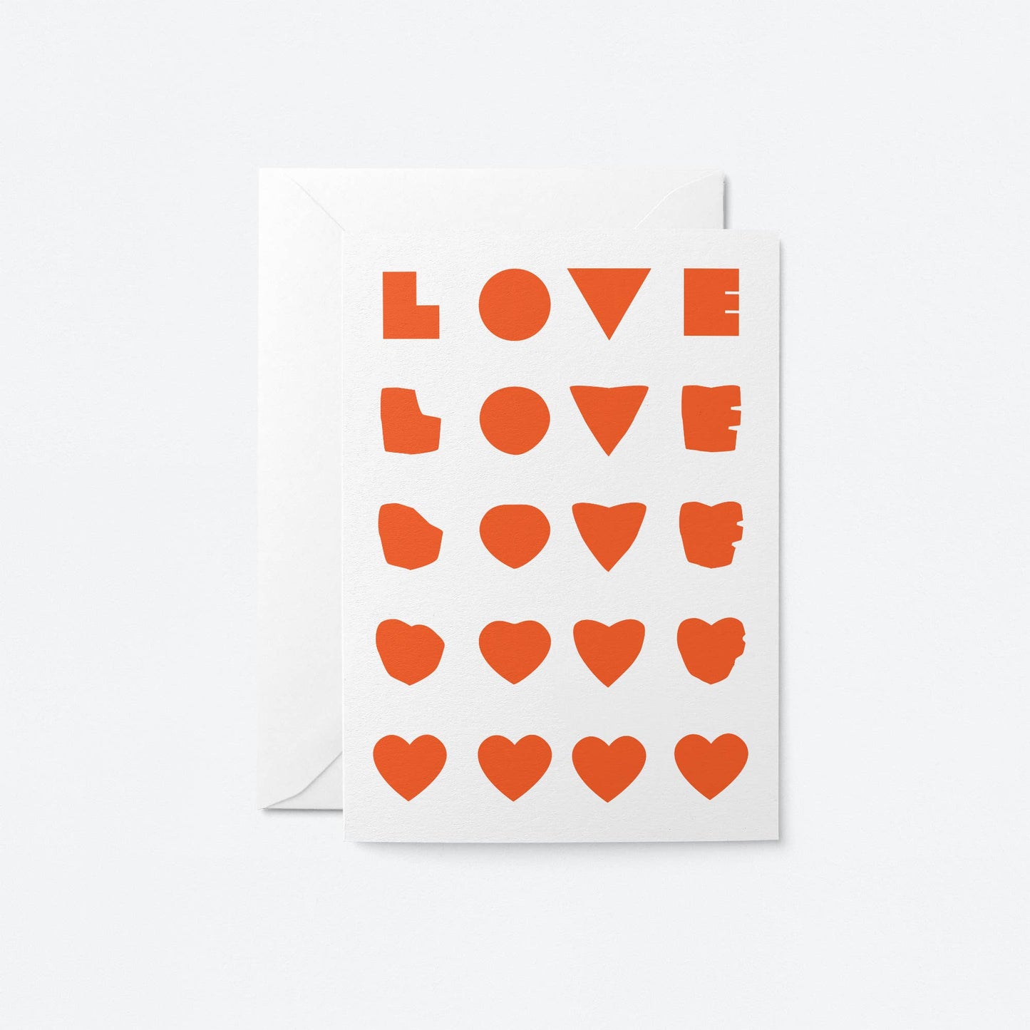 Graphic Factory - Love - Greeting Card: Biodegradable cello