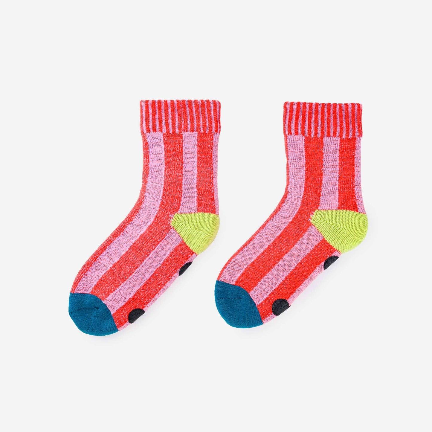 VERLOOP Big Stripe House Socks: Poppy Lilac
