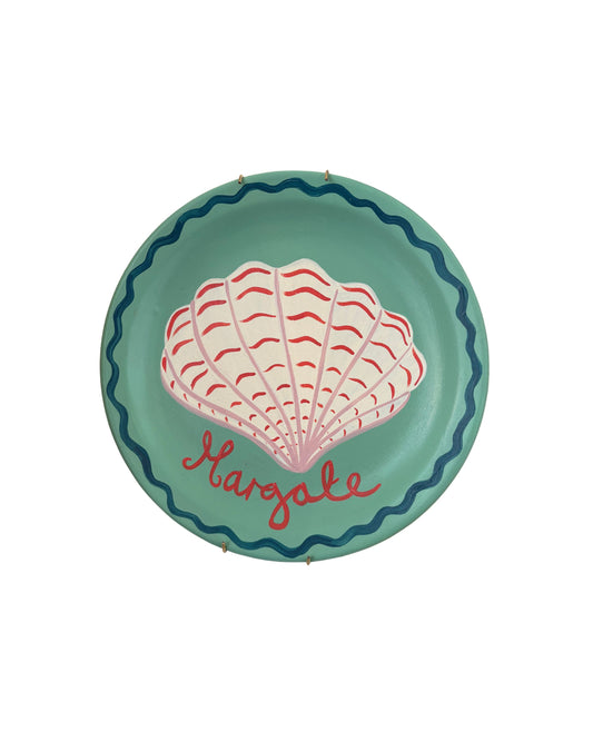 Green Shell wall plate by Dottie & Cloud