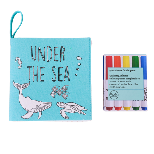 UNDER THE SEA FABRIC BOOK