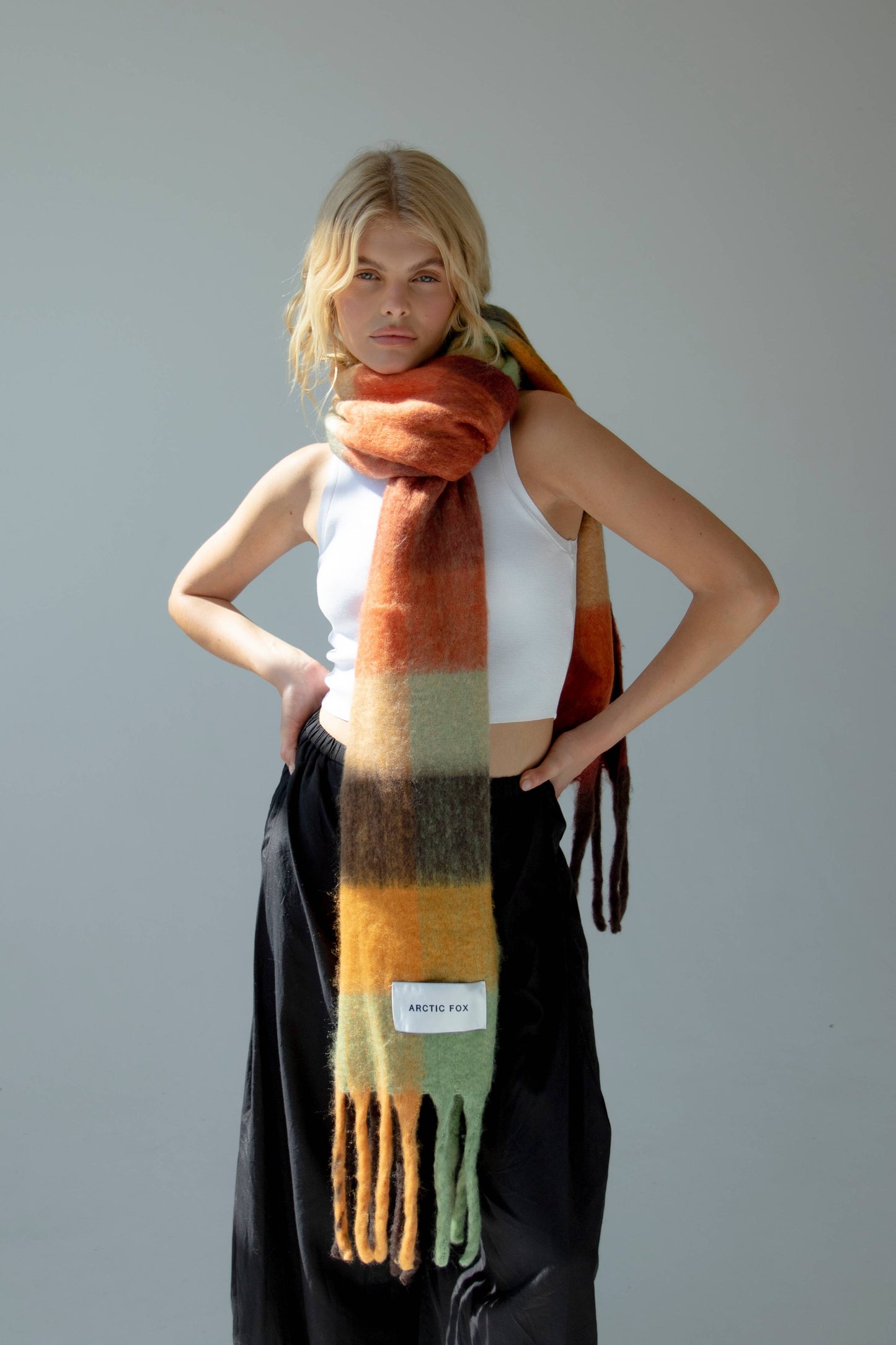 ARCTIC FOX & CO. - The Reykjavik Scarf - 100% Recycled - Kyoto Gardens - AW24