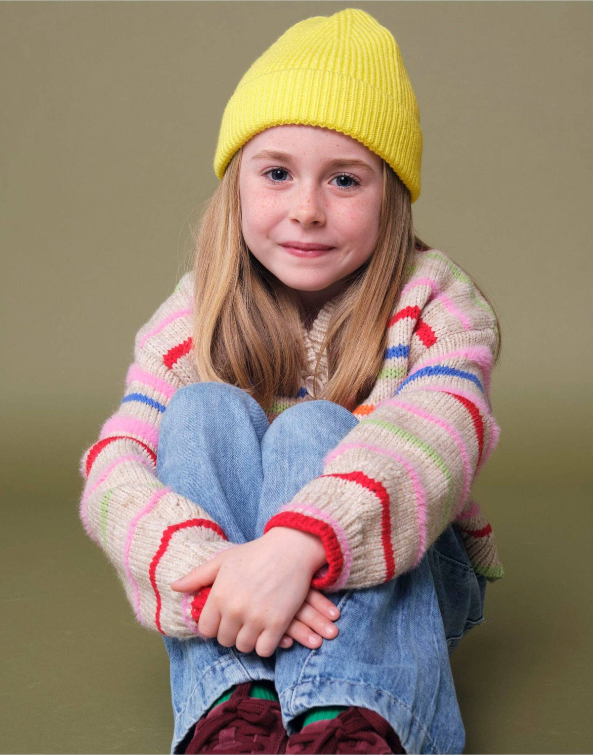 KIDS BEANIES PURPLE