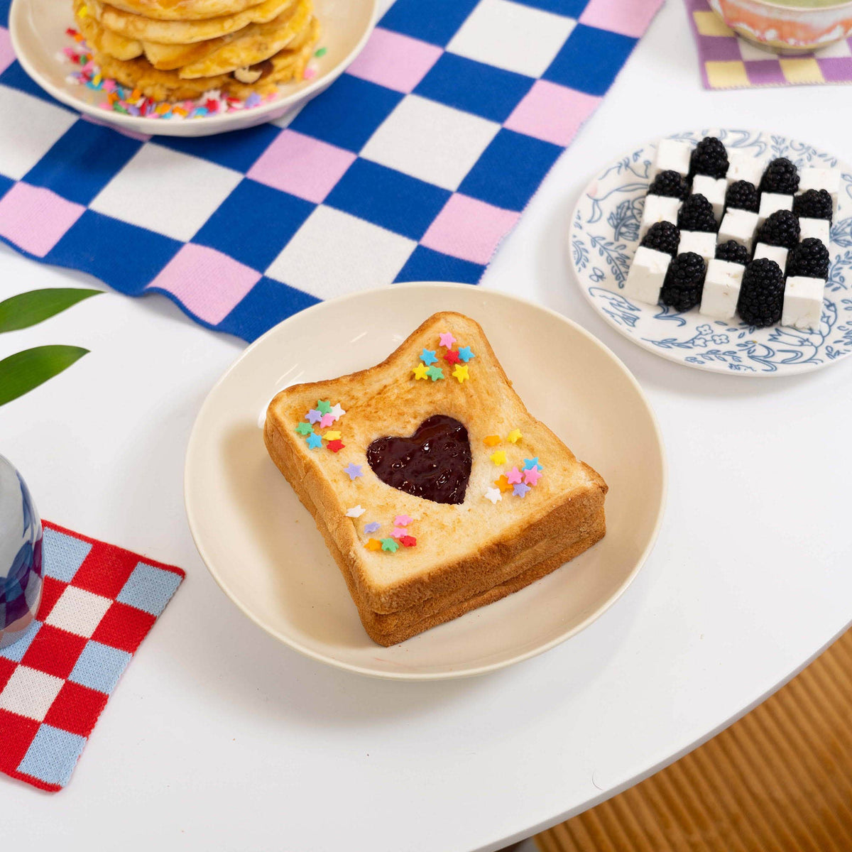 Sprinkles - Cotton Knitted Placemats - Set of 4 - Waffle - 45 x 35 cm