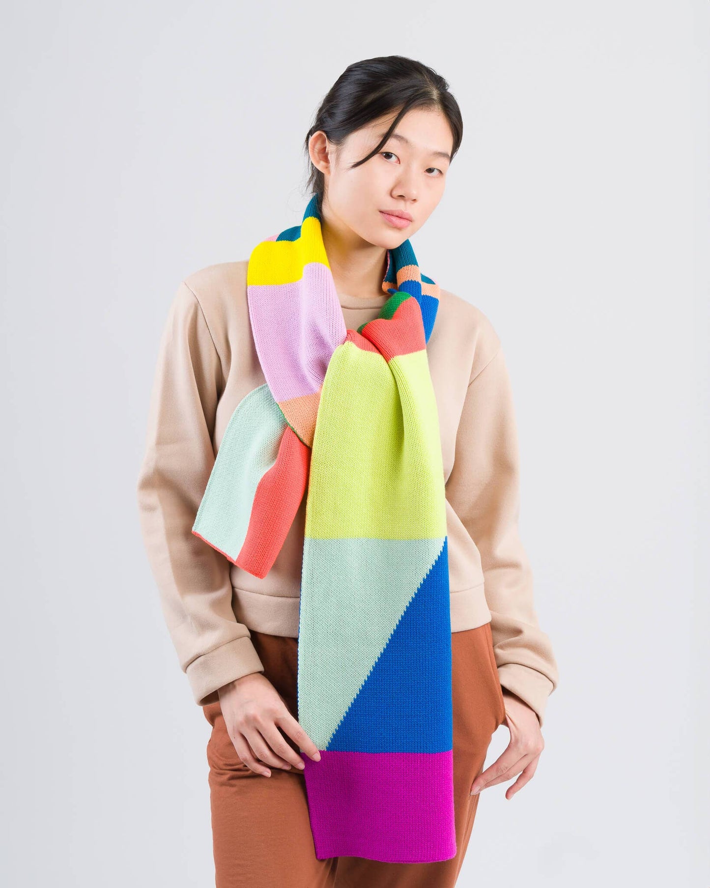 VERLOOP Mismatch Big Scarf: Rainbow