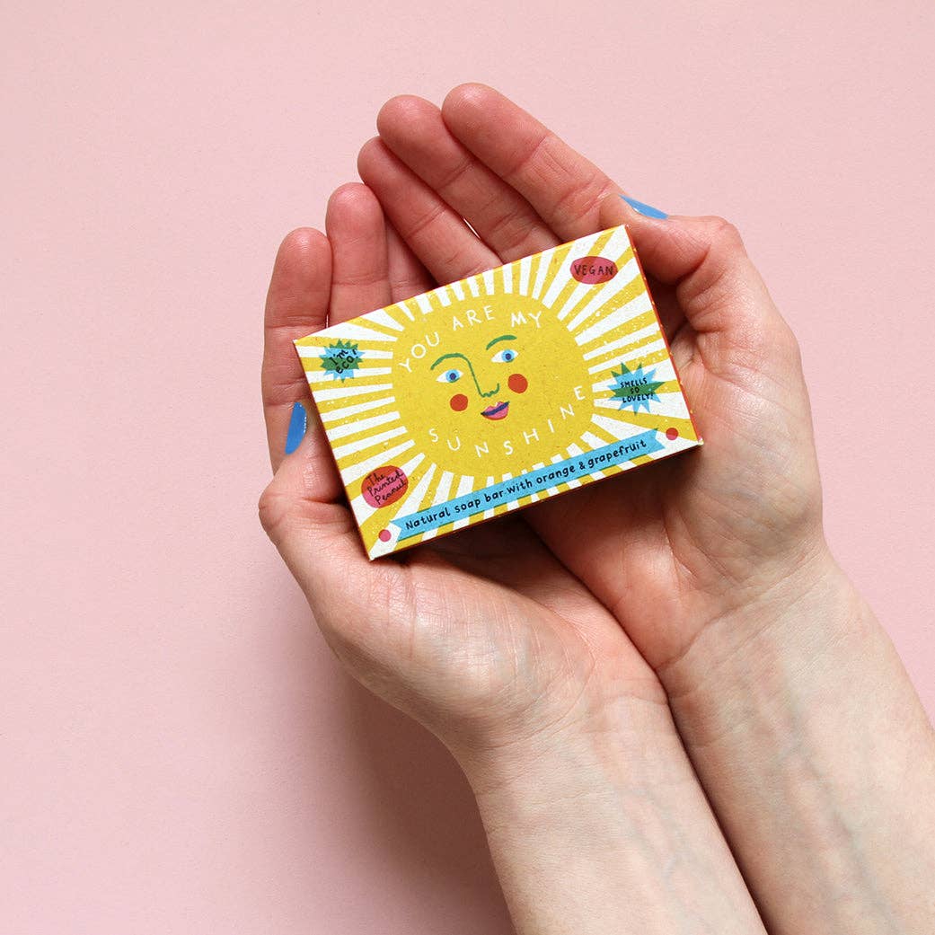 The Printed Peanut Homeware & Stationery - Sunshine Orange & Grapefruit Natural Handmade Soap Bar
