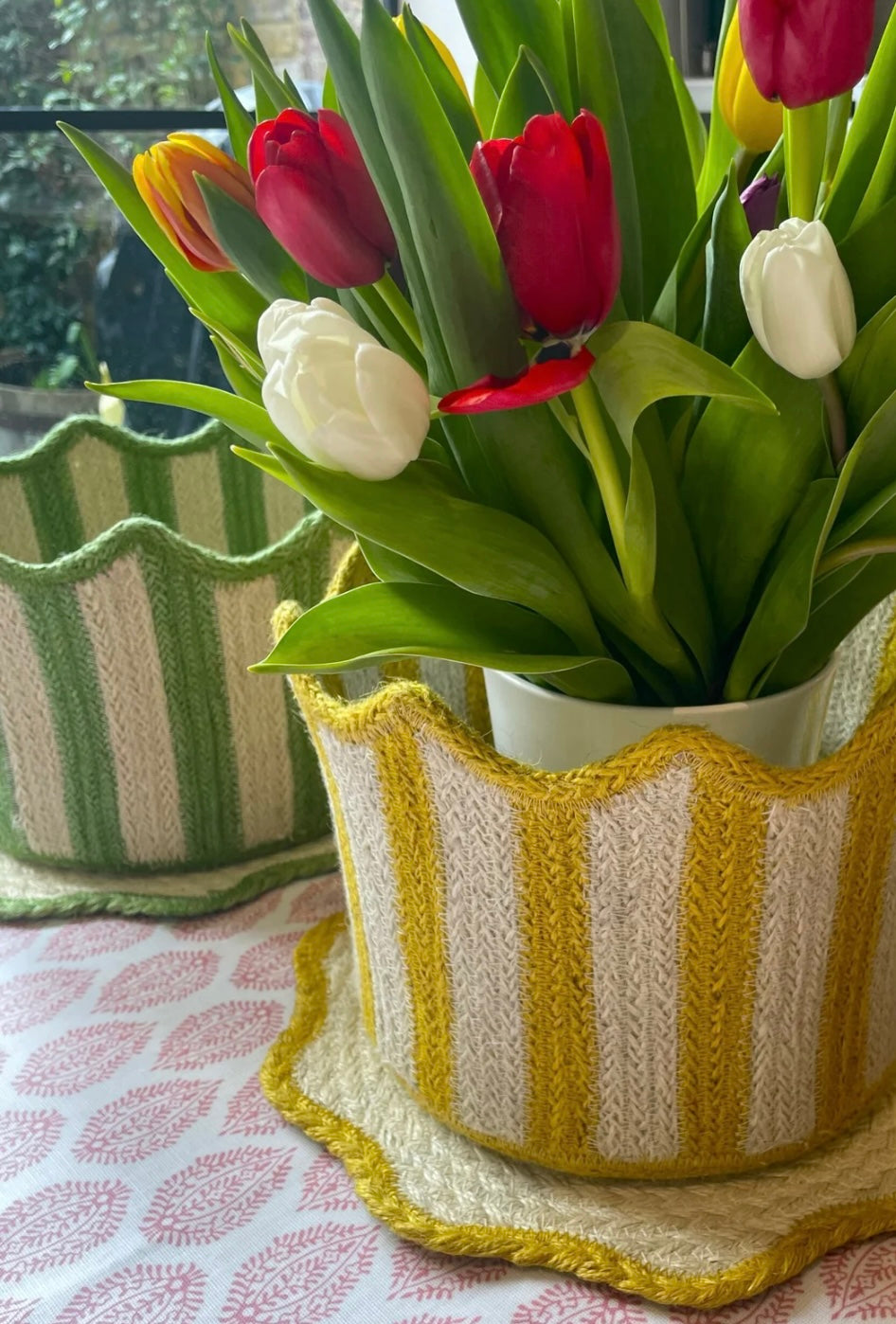 Tulip Basket - Various Colours