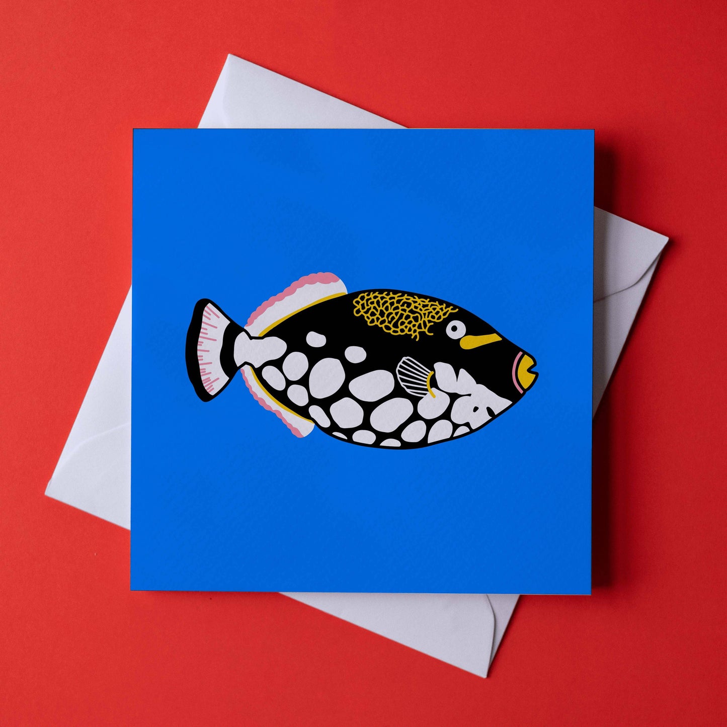 Trigger Fish Greetings Card