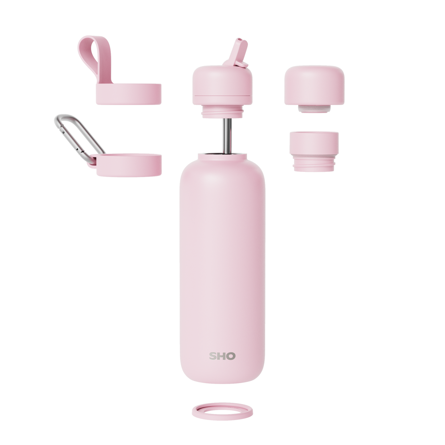 SHO - Newt┃Premium Insulated Water Bottle: Peony / 500ml