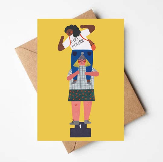 Daria Solak Illustrations - GIRL POWER card
