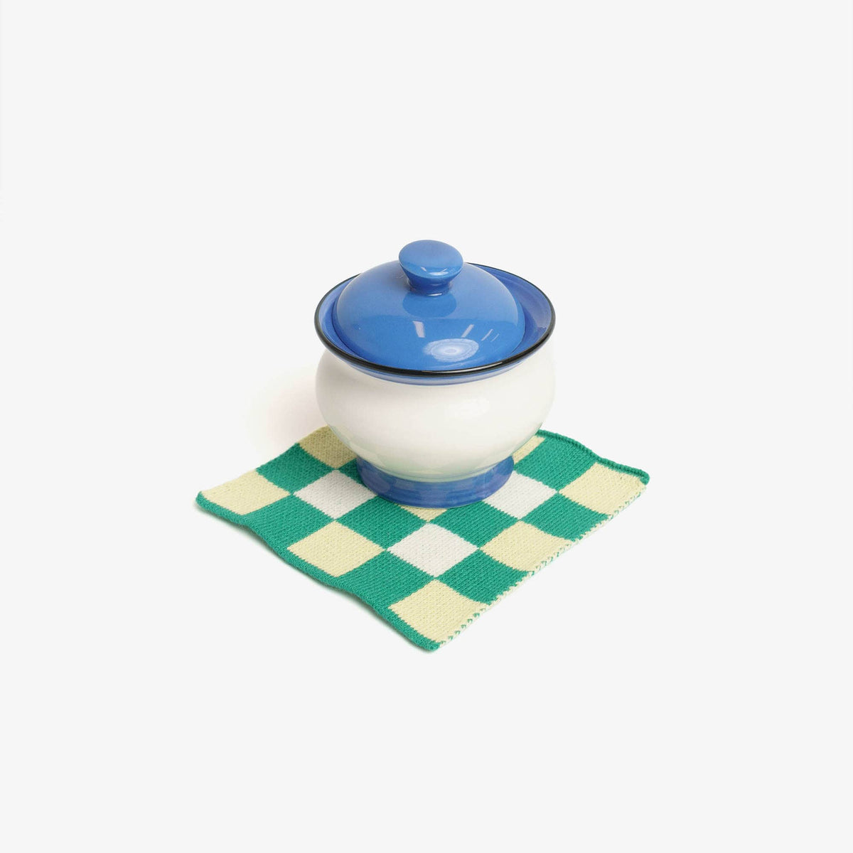 Sprinkles - Cotton Knitted Coasters - Set of 4 - Waffle - 11 x 11 cm