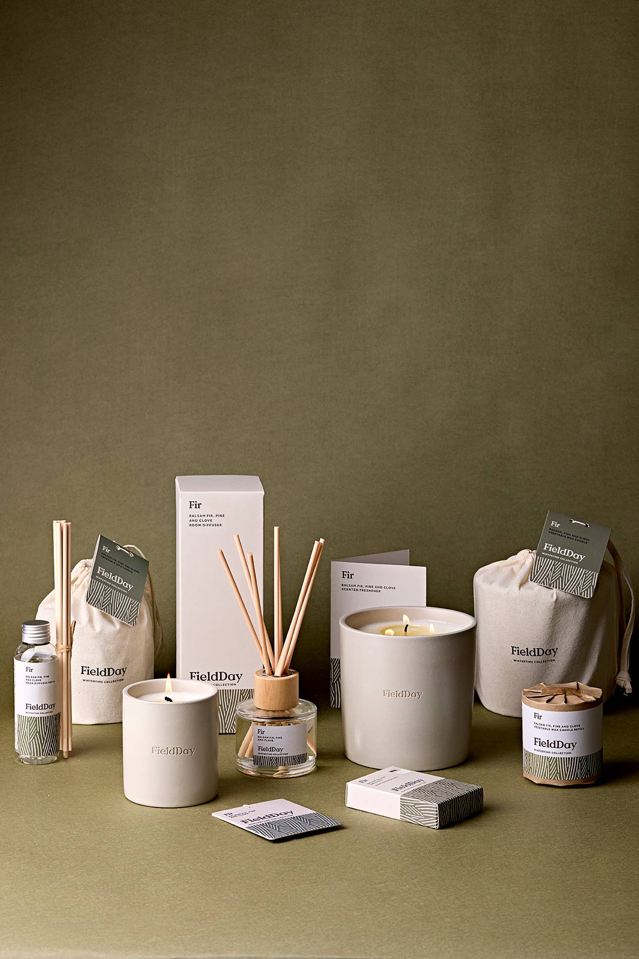 FieldDay Ireland - Christmas Fir Soy Wax Large Candle