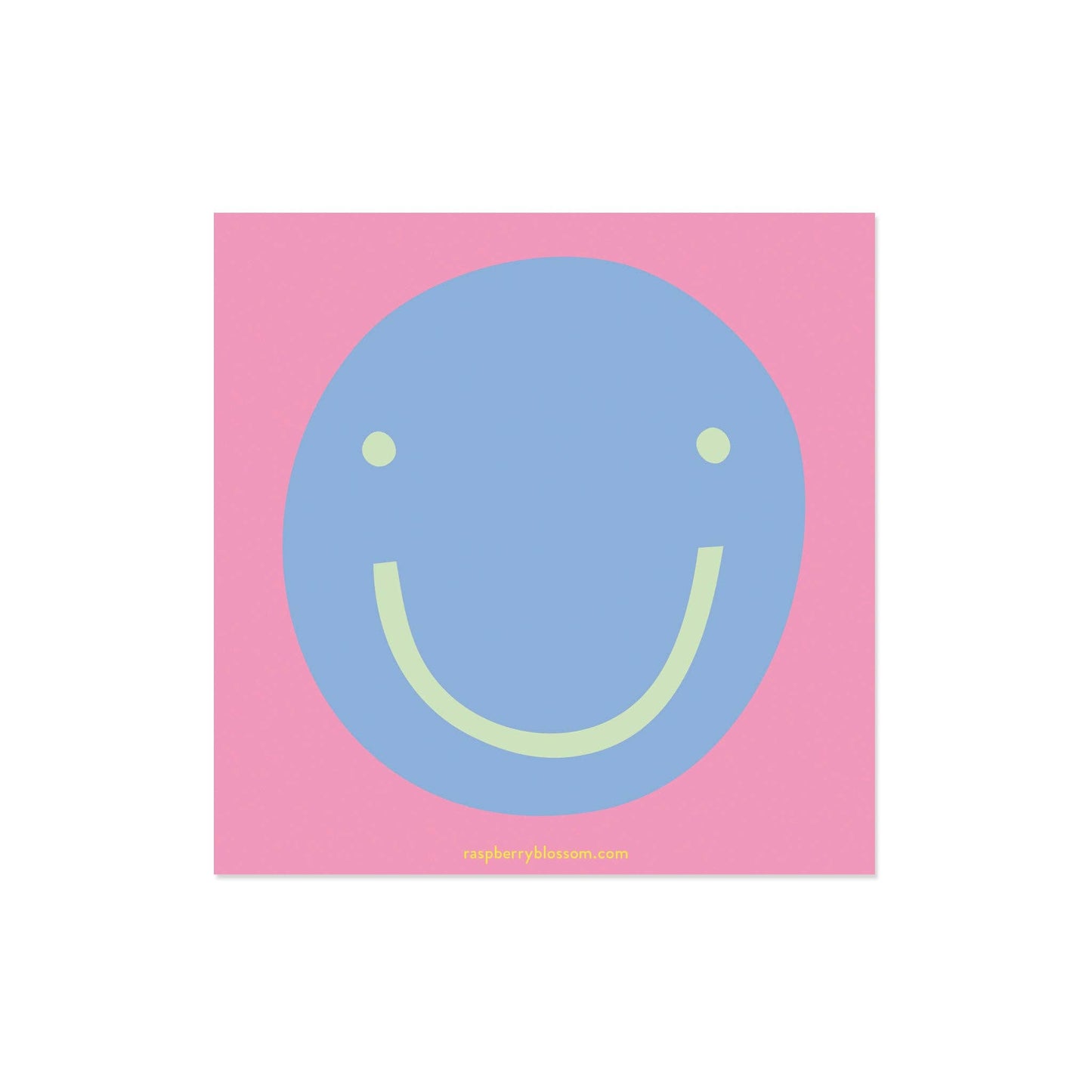 Raspberry Blossom - Smiley Face Tear Off Pad