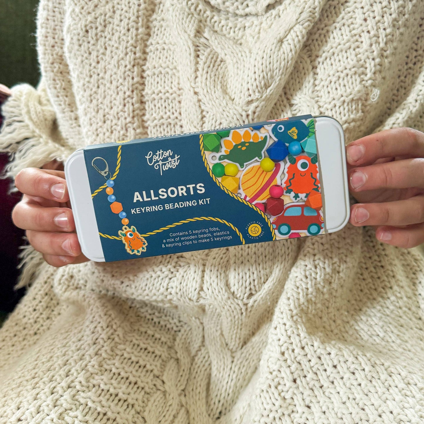 Cotton Twist - Allsorts Keyring Making Kit