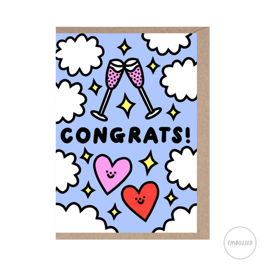 Rumble Cards - Congrats - Wedding - Anniversary - Cute - Greeting Card