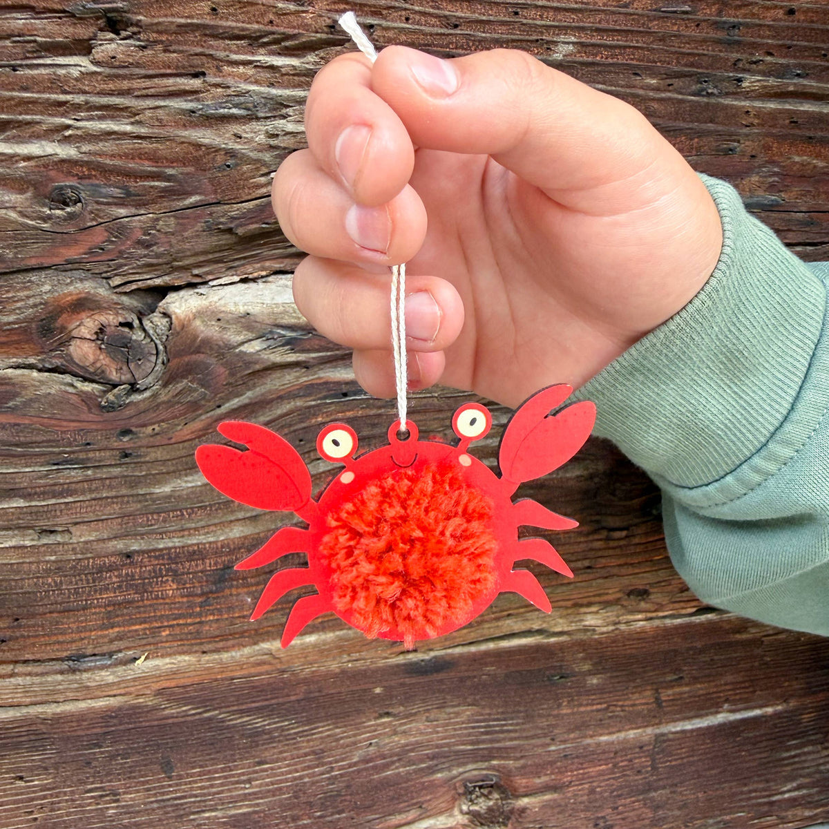 Cotton Twist - Make Your Own Pom Pom Crab Decoration Kit