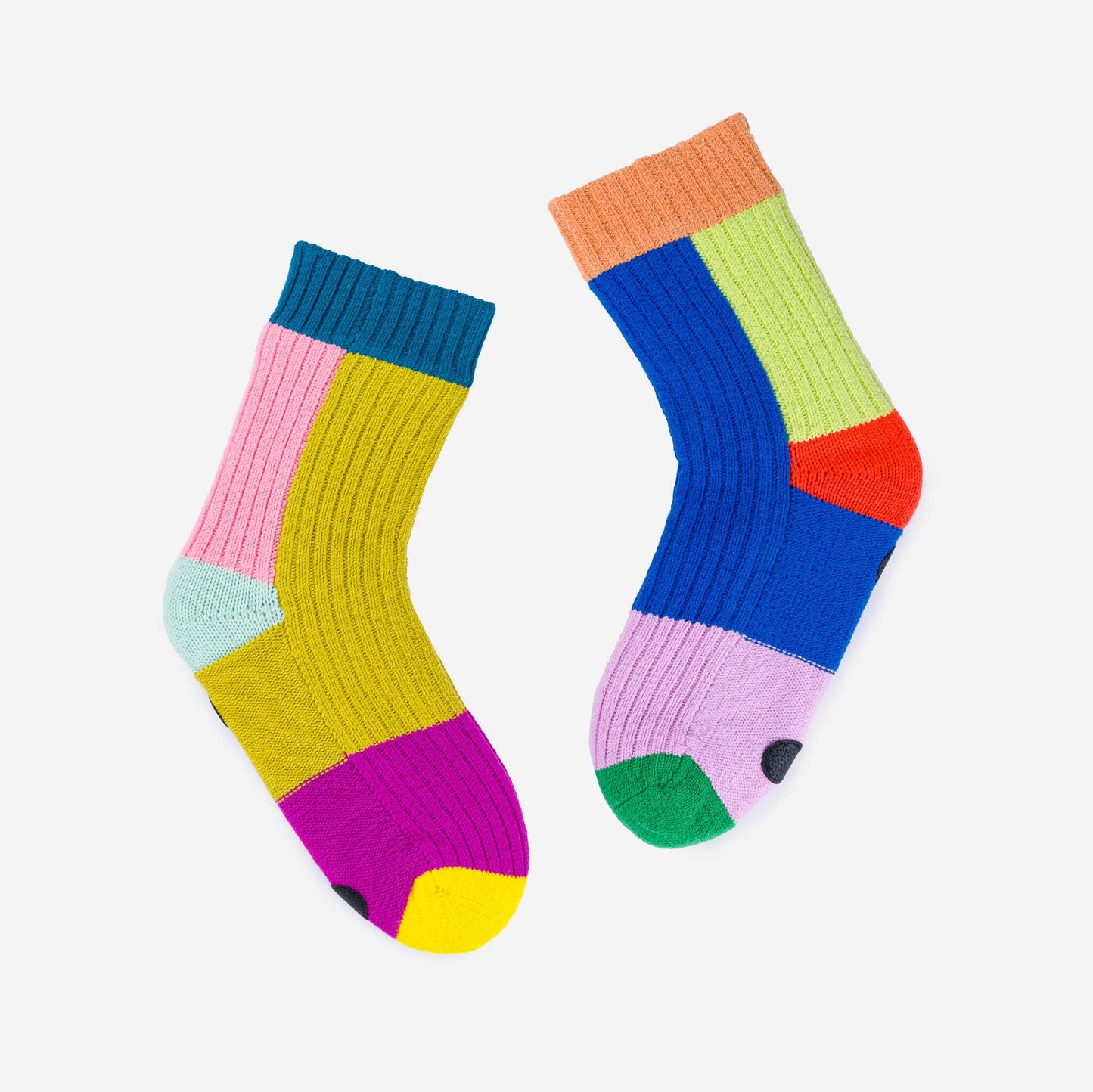VERLOOP Mismatch House Socks: Rainbow