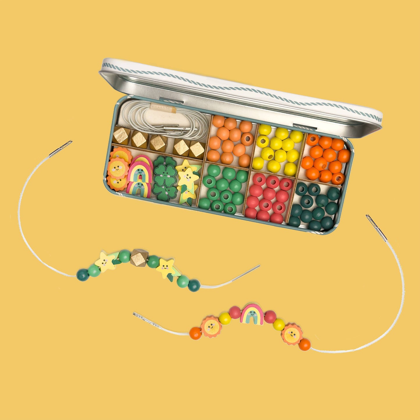 Cotton Twist Good Vibes Bracelet Beading Kit