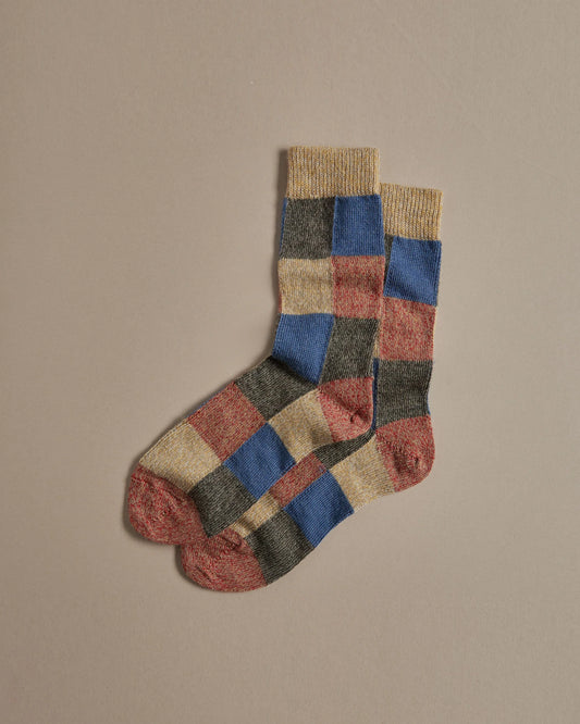 Rove Fine Merino Wool Socks | Colour Patchwork