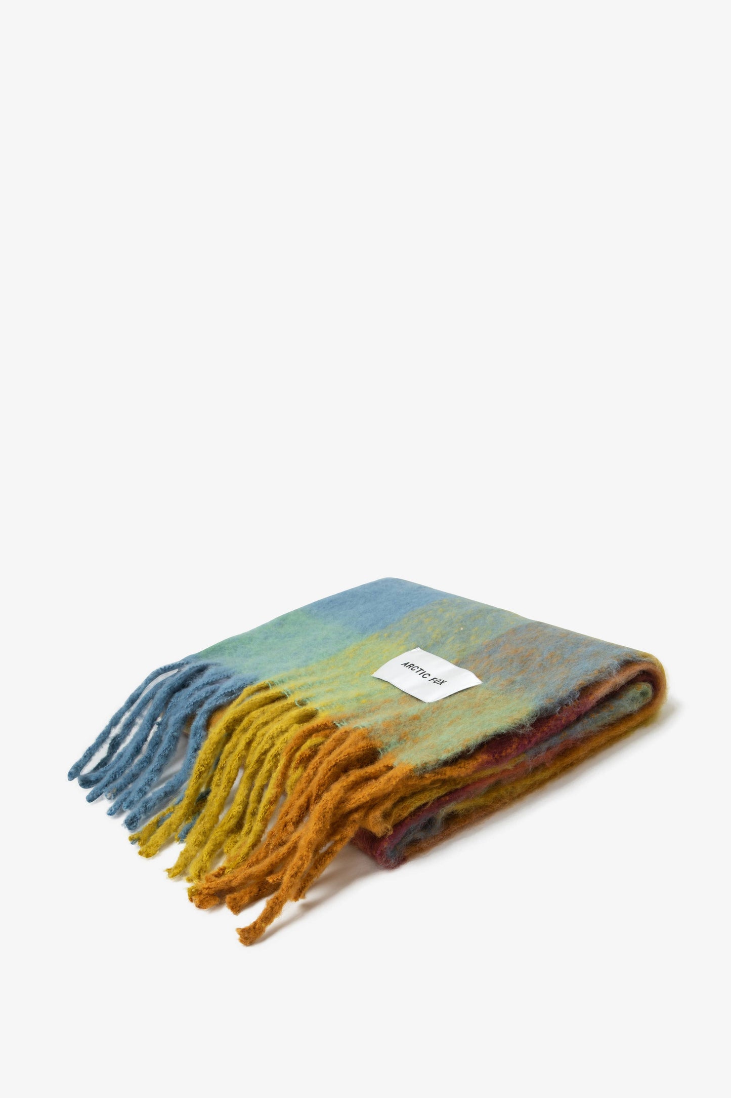 Arctic Fox - The Reykjavik Scarf - Yellow Check