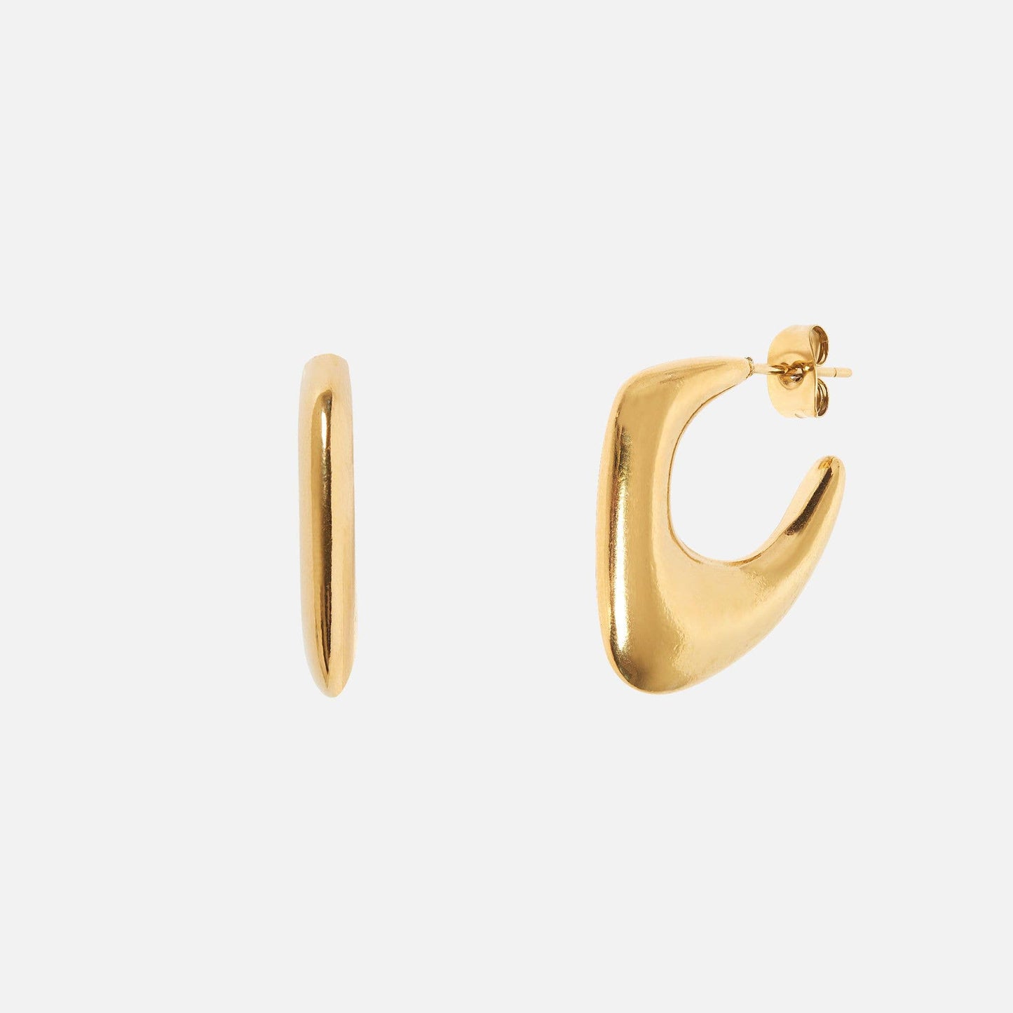 and danu - Coast Waterproof Gold Hoop Earrings