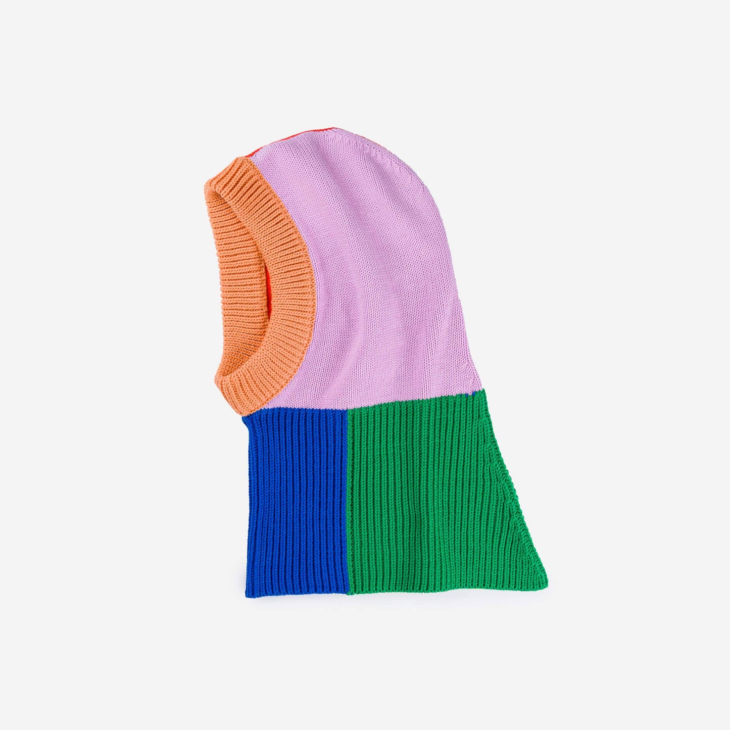 VERLOOP Mismatch Knit Hood: Poppy Lilac