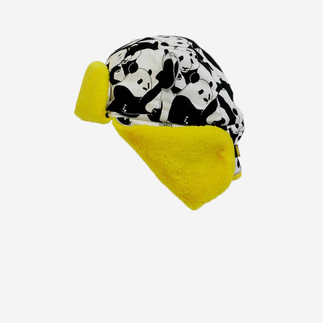 Little Hotdog Watson Children's hat - Arctic Cub - Panda Pop Yellow 