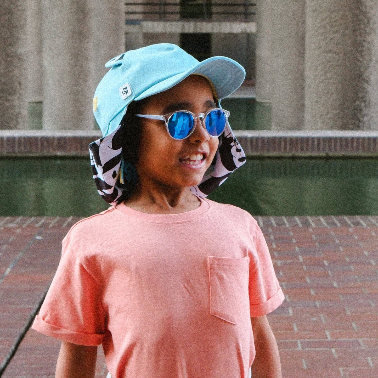 children's sun hat with neck protection