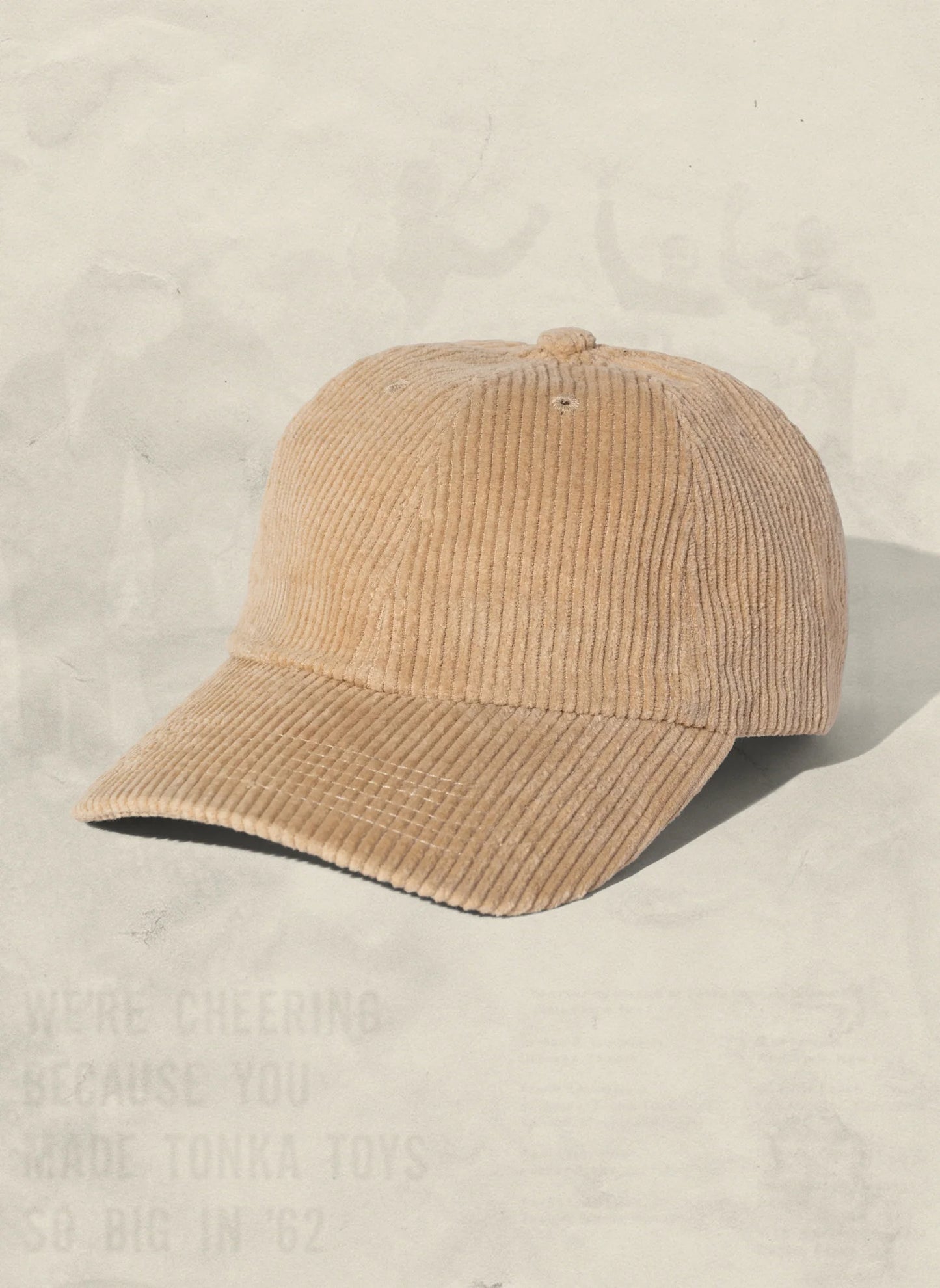 Weld Mfg Corduroy Dad Hat - Eggshell