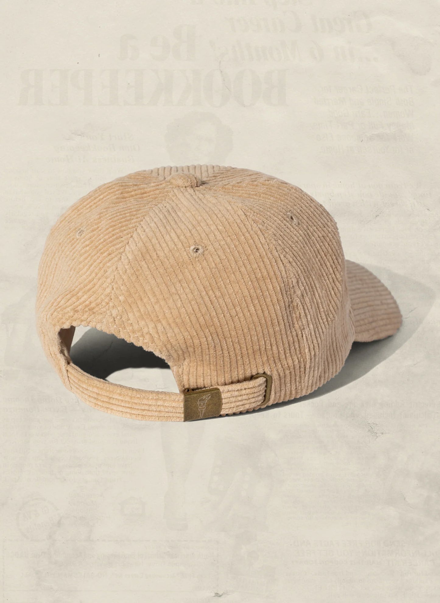 Weld Mfg Corduroy Dad Hat - Eggshell