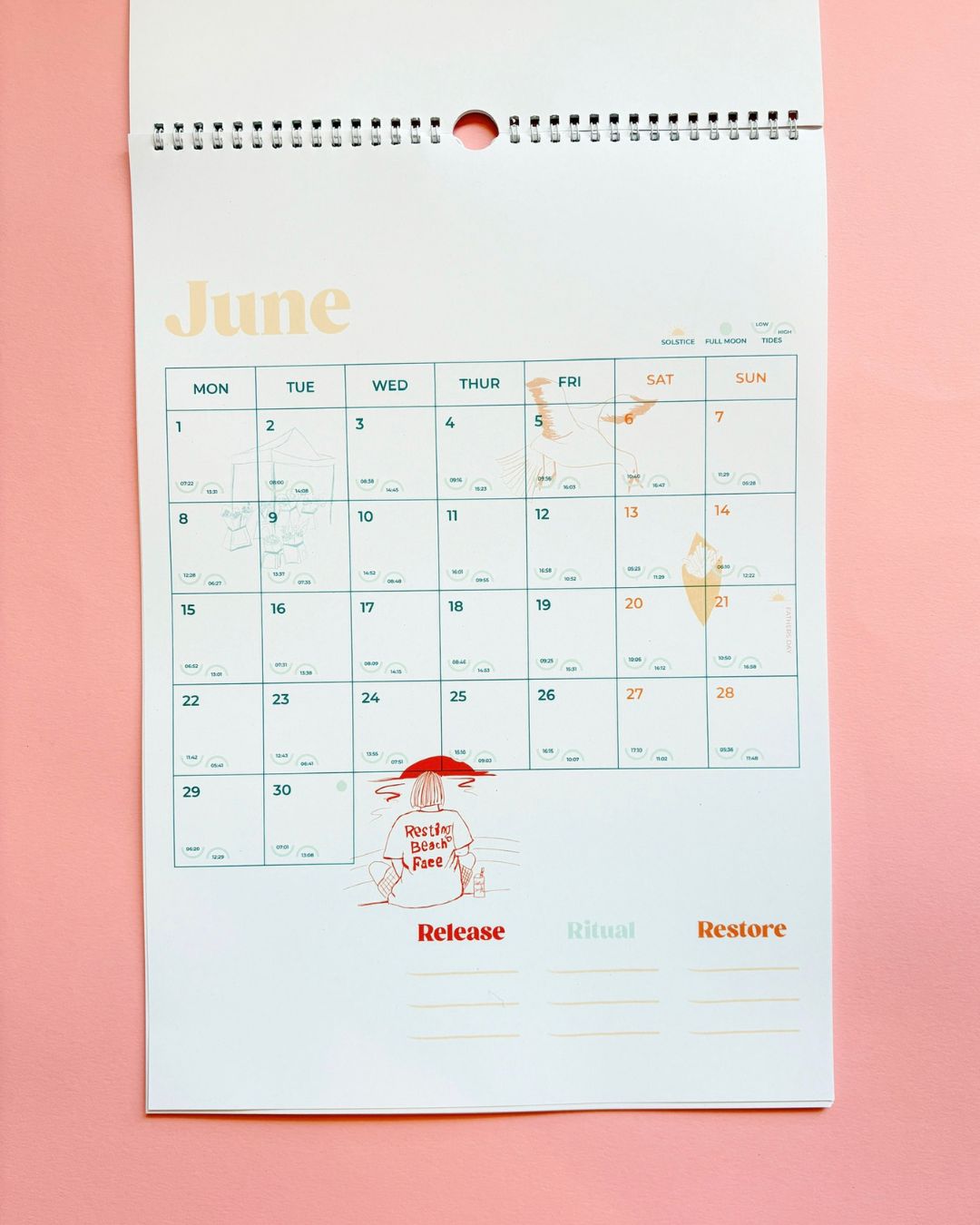 Harbour & Tide 2026 Calendar: Release, Ritual,  Restore.