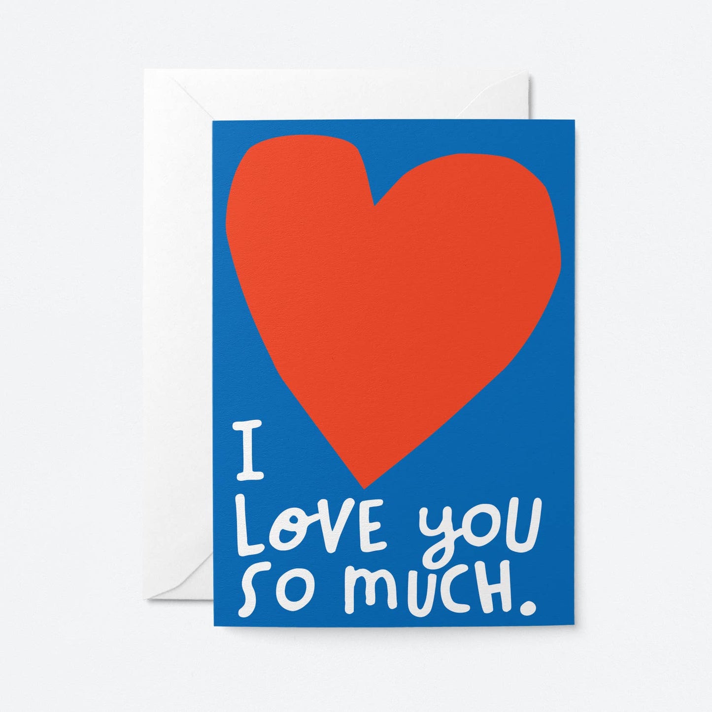 Graphic Factory - I love you so much - Greeting Card: Standard cello