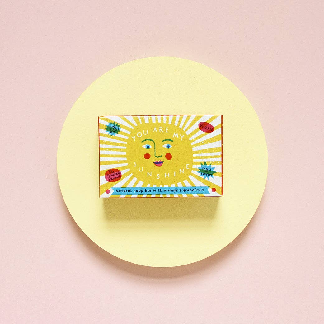 The Printed Peanut Homeware & Stationery - Sunshine Orange & Grapefruit Natural Handmade Soap Bar