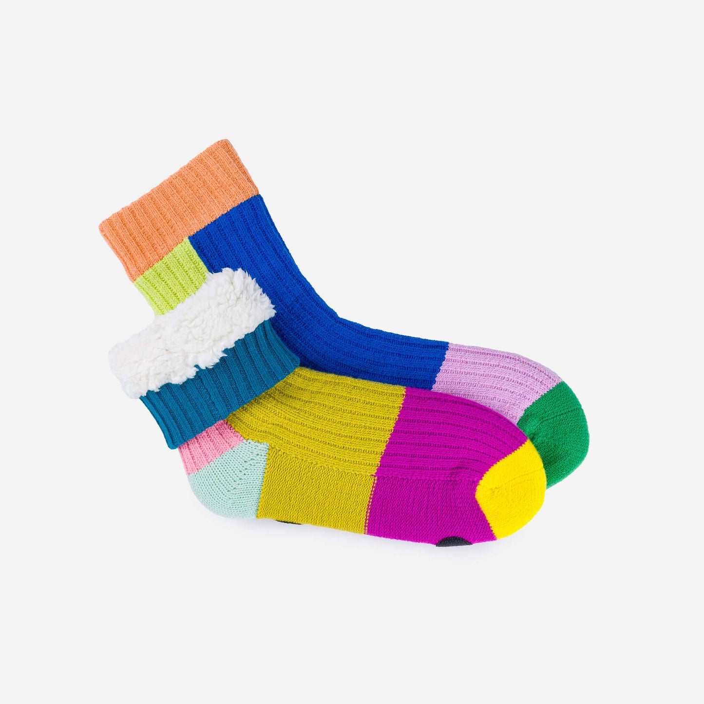 VERLOOP Mismatch House Socks: Rainbow