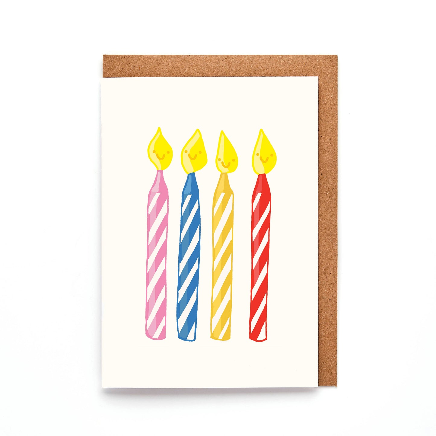 You've Got Pen On Your Face - Birthday Candles Mini Card | Kids Birthday Card 