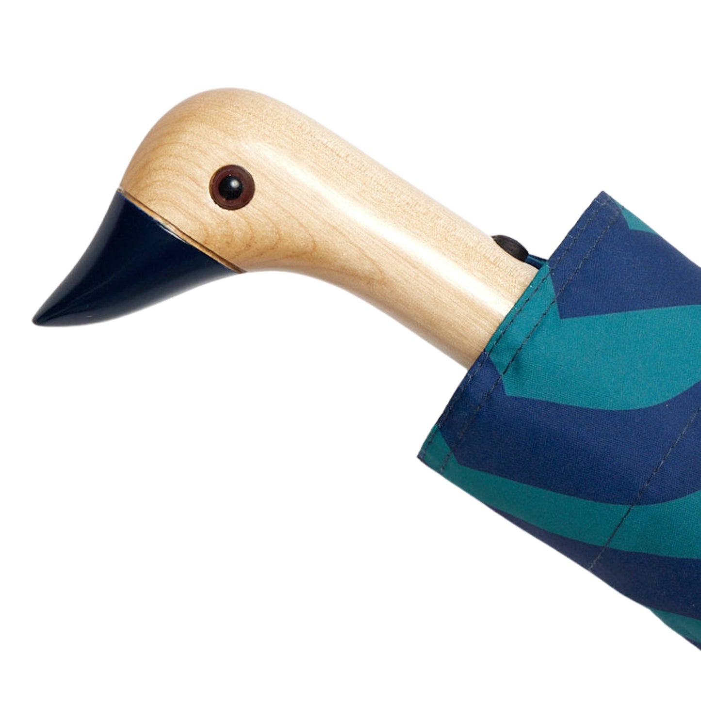 Original Duckhead - Blue Swirl Compact Eco-Friendly Wind Resistant Umbrella