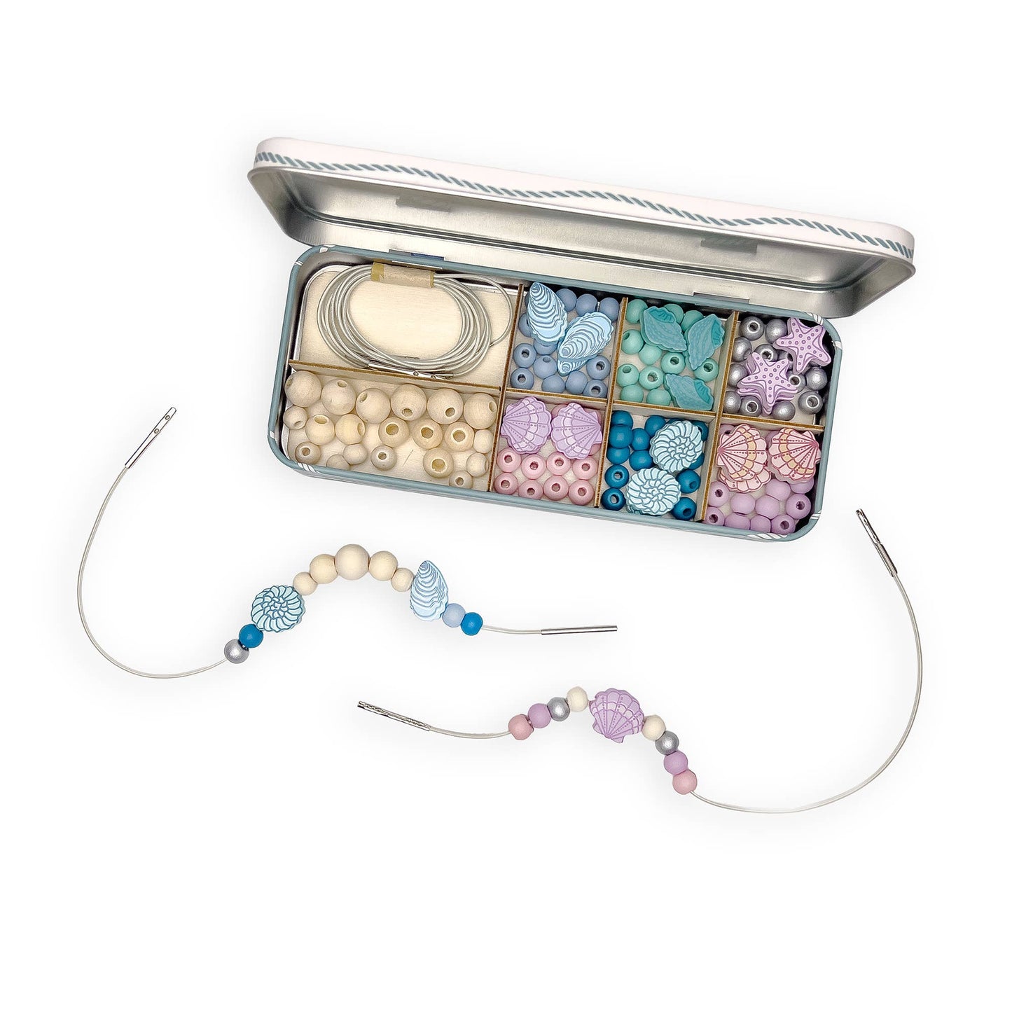 Cotton Twist Seashell Bracelet Bead Kit
