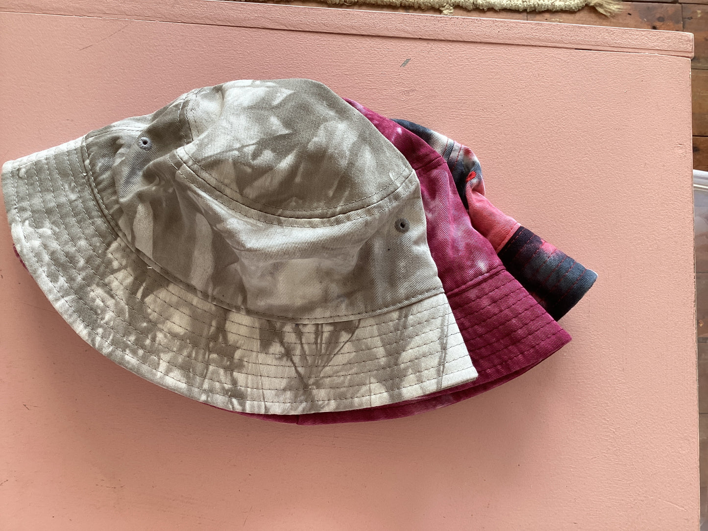 Mixed tie dye bucket hat