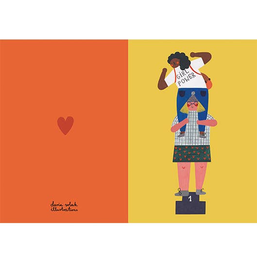 Daria Solak Illustrations - GIRL POWER card