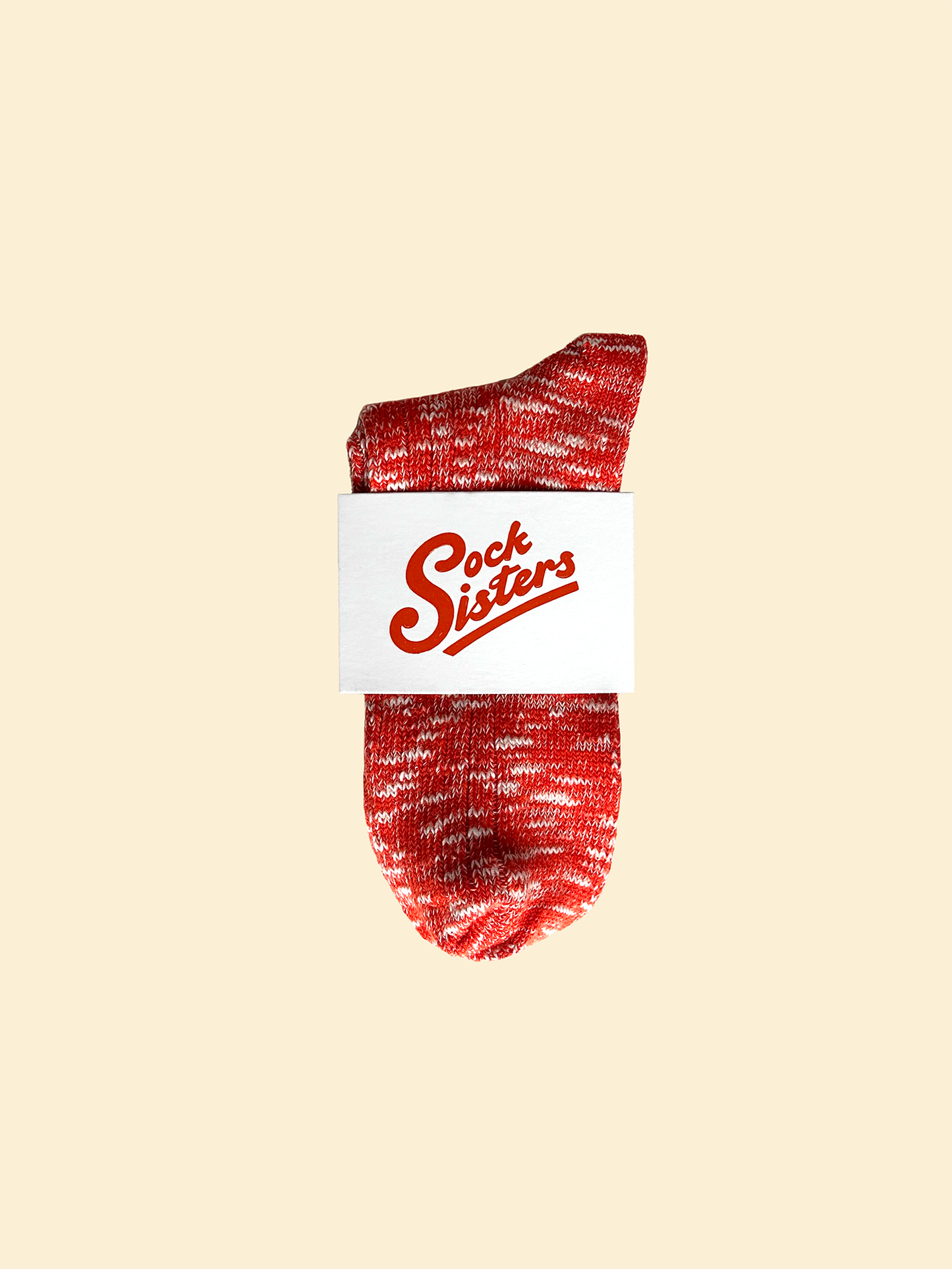 Sock Sisters - Orange Chunky Knit Socks