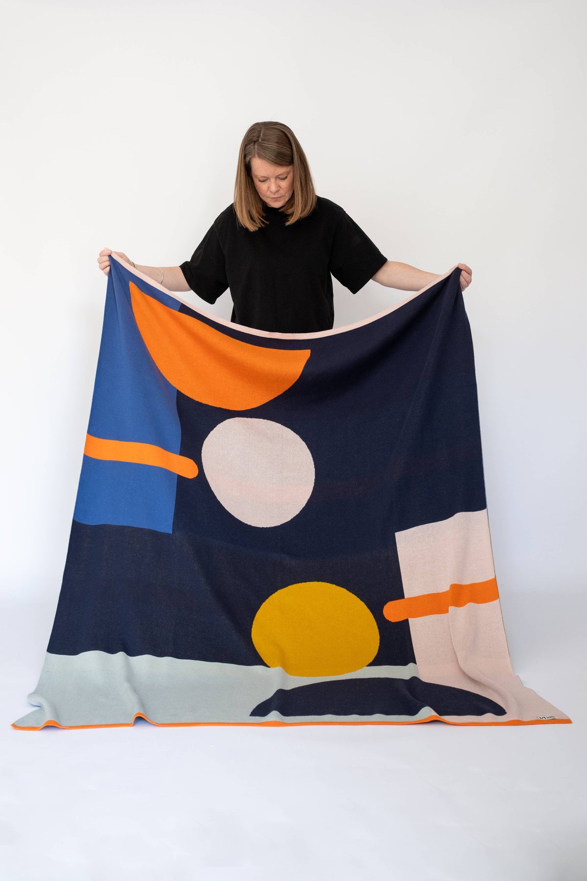 Sophie Home Ltd - Cotton Knit Throw Blanket: Bleecker Multi