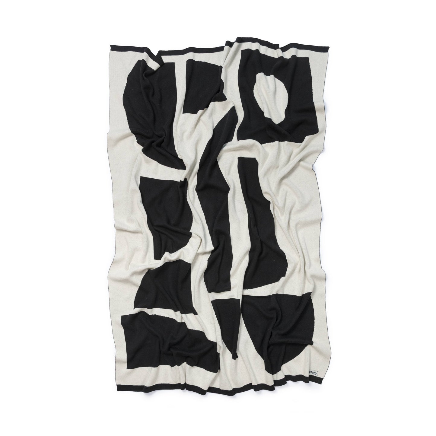 Sophie Home Ltd - Cotton Knit Throw Blanket: Bruten Mono