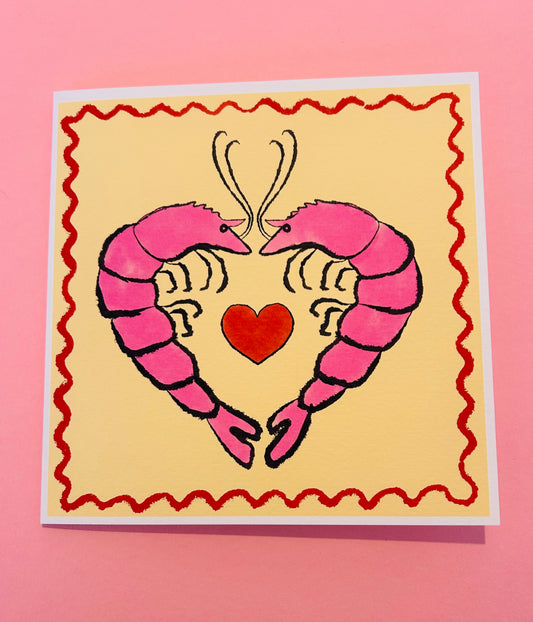Dottie&Cloud card prawns