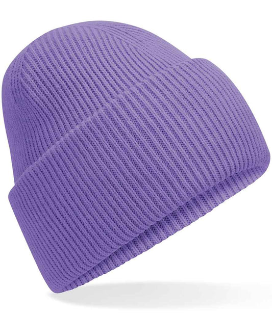Recycled Deep Cuffed Beanie Violet